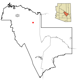 Click To See A Map of Young and Pleasant Valley. Gila County Map including Arizona